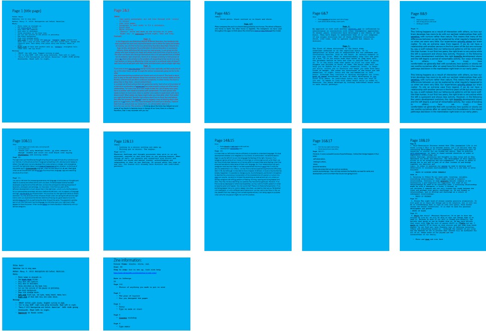 Writing plan